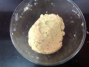 Kaju Pista Dough is Ready