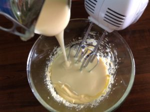 Eggless Vanilla Cake Condensed Milk