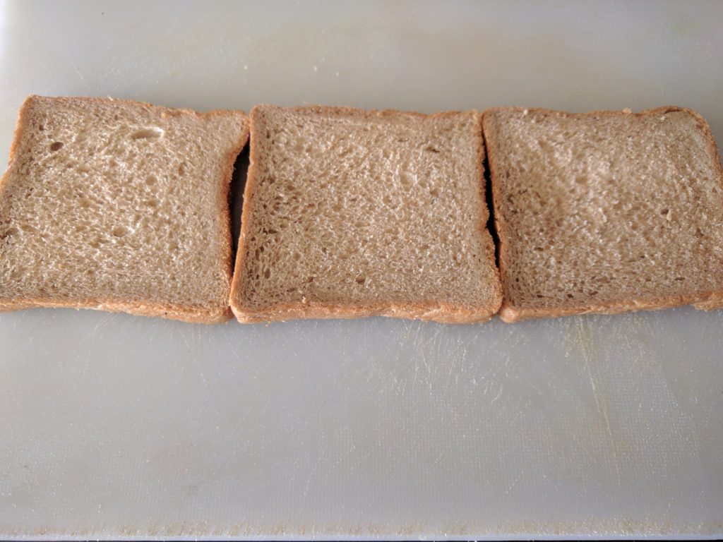 Bread Slices on a Chopping board