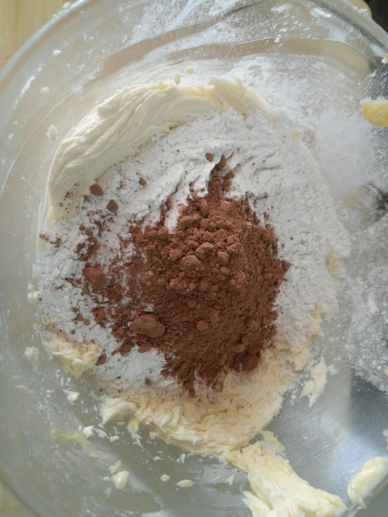Cocoa Powder and Maida for making dough
