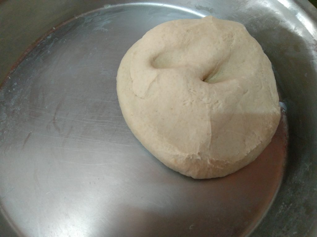 Dough is soft and smooth